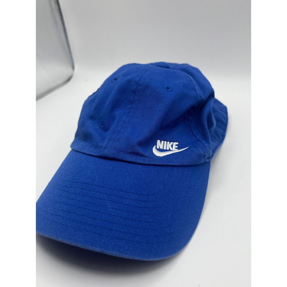 Nike Heritage86 Adjustable Hat Royal Blue Cotton Twill Swoosh Baseball Cap OSFM